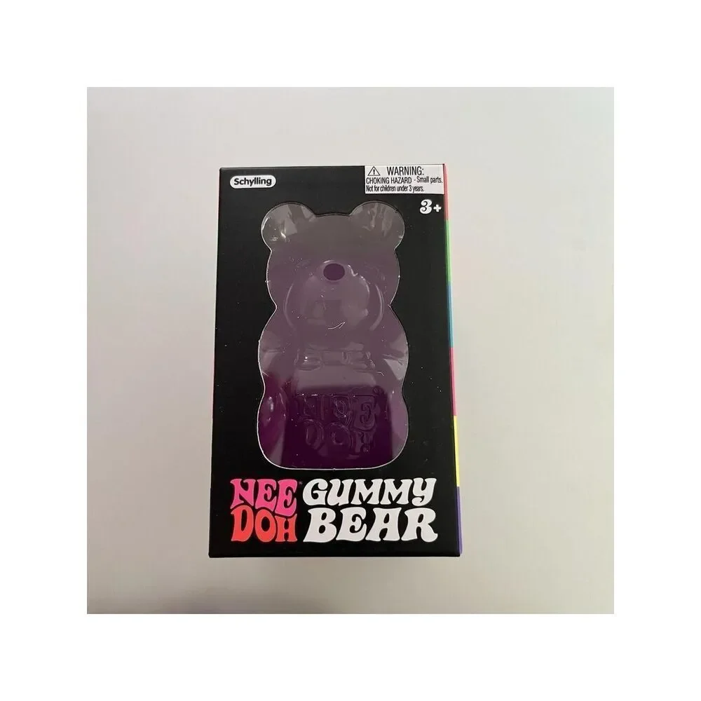 NeeDoh Gummy Bear Purple Fidget Stress Toy Squishy Nee Doh New In Box